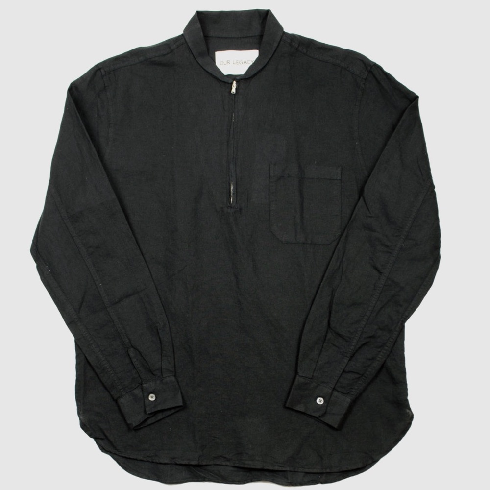 Our Legacy - Shawl Zip Shirt - Black